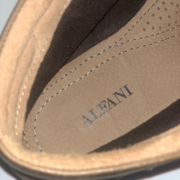 Alfalni Jason Brown Suede Lace-Up Ankle Boots. - Picture 5 of 8